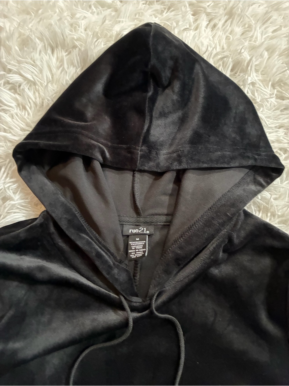 Gothic Grim Reaper Vampire Witchy Whimsigoth Black Sabbath Velvet Hooded Dress M - Picture 8 of 9